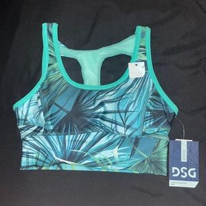 Women’s Sports Bra Dicks Sporting Goods - Emerald Palm/Emerald Pool XS BRAND NEW